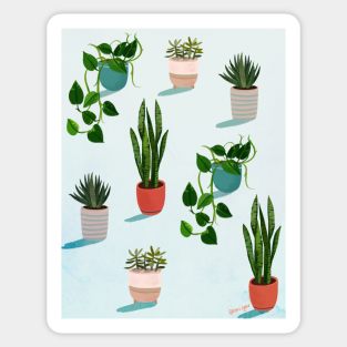 Plant pattern Sticker